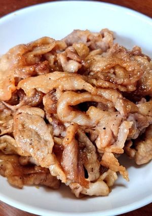簡単豚こま焼き-レシピのメイン写真