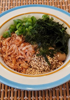 アミエビと海苔の塩麹納豆-レシピのメイン写真