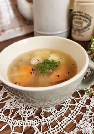 再生人参のコンソメスープ-レシピのメイン写真