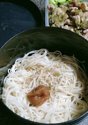 そうめんを夏の弁当にする-レシピのメイン写真