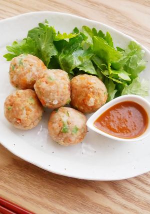 ごはんで簡単！大豆ミートでミートボール★-レシピのメイン写真