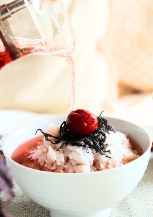 塩 赤しそルイボスティー茶漬け-レシピのメイン写真