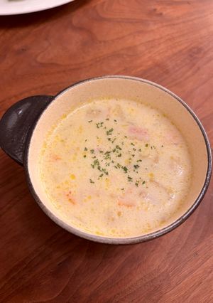 簡単！優しい味の豆乳スープ-レシピのメイン写真