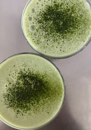 【スムージー】抹茶バナナ豆腐ヨーグルト-レシピのメイン写真