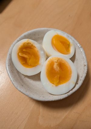 半熟♪ゆで卵-レシピのメイン写真