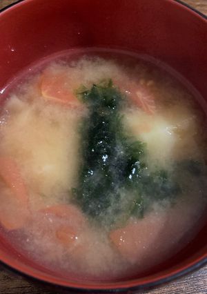 トマトとジャガイモの味噌汁-レシピのメイン写真