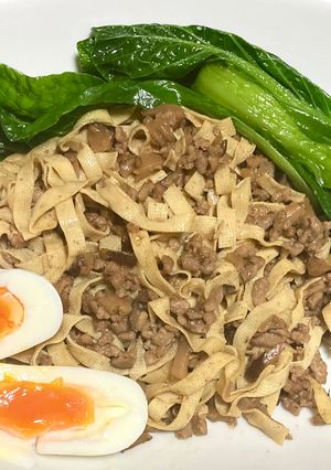簡単ランチ！豆腐皮ルーロー麺-レシピのメイン写真