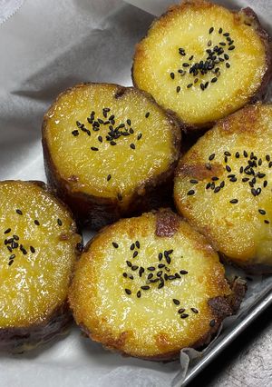 さつま芋　バターグラニュー糖焼き-レシピのメイン写真