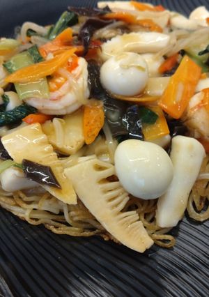 海鮮五目あんかけ焼きそば-レシピのメイン写真
