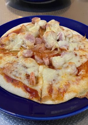スライスチーズでピザ-レシピのメイン写真