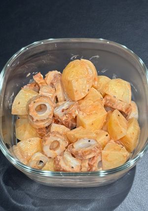 5分で副菜⭐︎じゃがちくオーロラソース-レシピのメイン写真