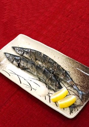 サンマの炭火焼き-レシピのメイン写真