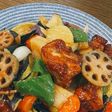 大戸屋さん風|鶏と野菜の黒酢あん