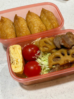 おいなりさん弁当-レシピのメイン写真