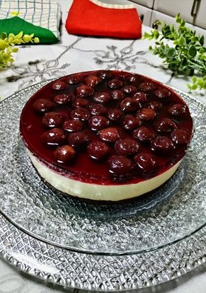 アメリカンチェリーチョコレアチーズケーキ-レシピのメイン写真