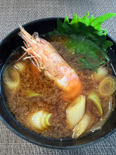 海老🦐とたっぷり長ネギのお味噌汁-レシピのメイン写真