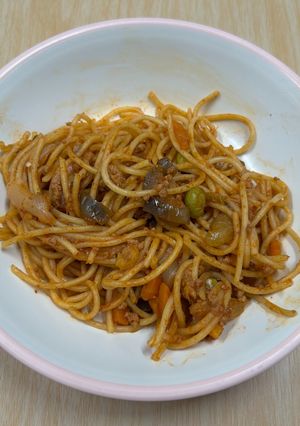 サマーミートスパゲティ☆給食メニュー-レシピのメイン写真