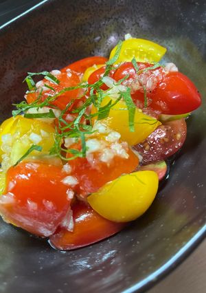 ひんやりさっぱりトマトサラダ-レシピのメイン写真