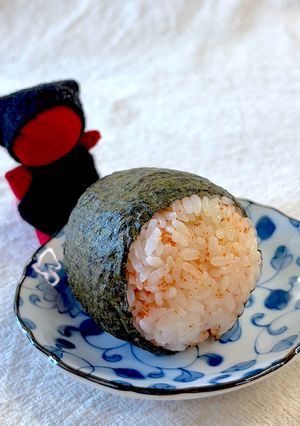 可愛いまん丸🩷海苔おにぎり（さるぼぼ）-レシピのメイン写真