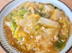 白菜と鶏ひき肉のピリ辛あんかけ-レシピのメイン写真