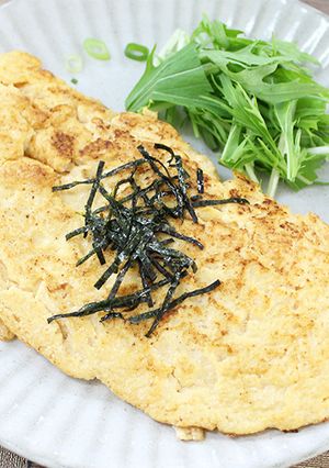 簡単ヘルシー！豆腐の明太オムレツ-レシピのメイン写真