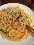 えのきと卵でウマうどんTKM！