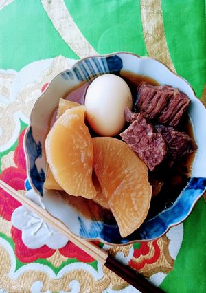 牛モモ肉と大根のしょうが煮（圧力なべ）-レシピのメイン写真