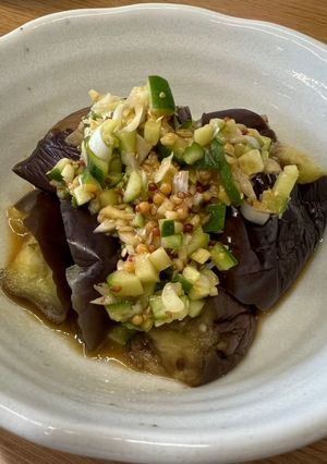 茄子の香味サラダ-レシピのメイン写真