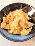 玉ねぎと油揚げの生姜焼き風
