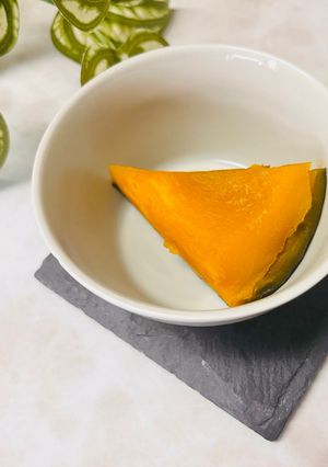 レンジで簡単　かぼちゃ煮物-レシピのメイン写真
