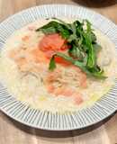 大葉とたらこのクリームそうめん