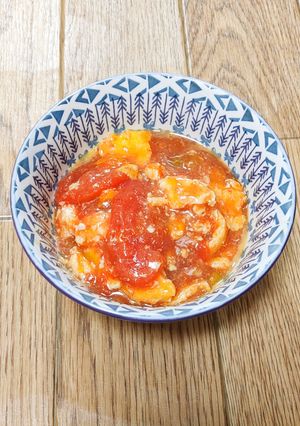 トマトと卵の甘酢炒め-レシピのメイン写真
