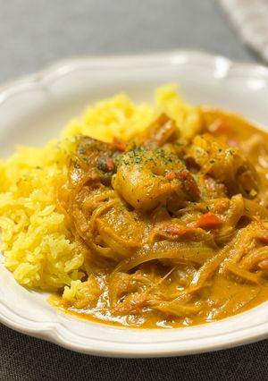 簡単なのにお店の味♪エビカレー-レシピのメイン写真