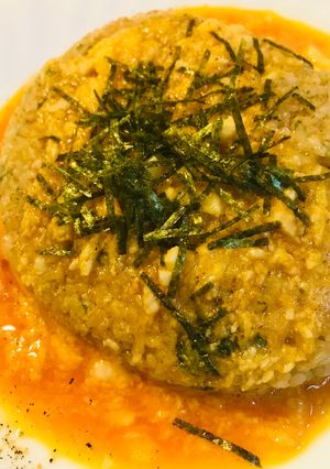 めんつゆチャーハンのたまごとろろかけ-レシピのメイン写真