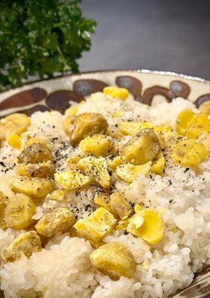 🌰ベタっとしない炊飯器栗おこわ-レシピのメイン写真