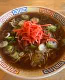 焼きそばの粉末ソースでソースラーメン