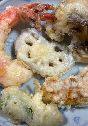 揚げながら食べる🍤天ぷら🍤-レシピのメイン写真