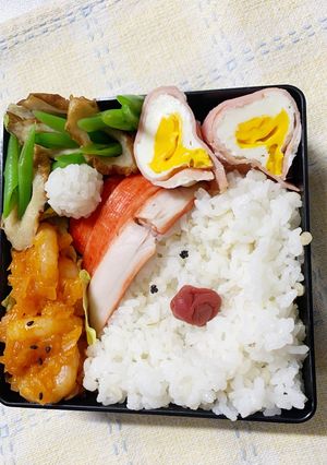 12/18クリスマスサンタ弁当-レシピのメイン写真