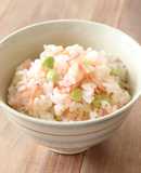 介護　桜えびと枝豆の炊き込みご飯　美肌に