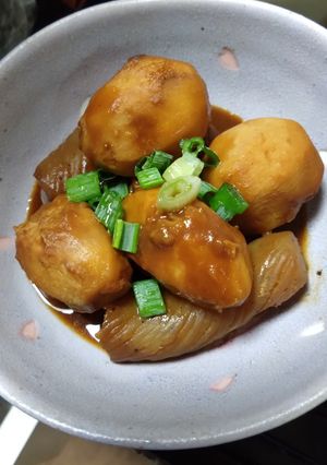 里芋とこんにゃく味噌煮-レシピのメイン写真