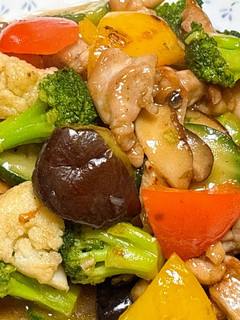 鶏もも肉と彩り野菜の中華風炒め-レシピのメイン写真