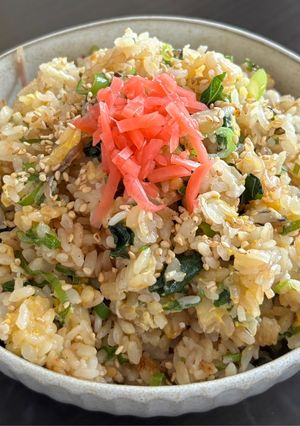 大葉と茗荷の香味チャーハン-レシピのメイン写真