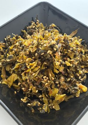 【常備菜に！】高菜の胡麻カツオ炒め-レシピのメイン写真