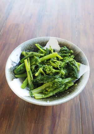 《副菜①》菜の花のからし和え-レシピのメイン写真