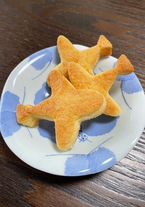 簡単ハトサブレのような味のクッキー最終形-レシピのメイン写真