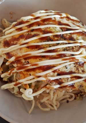 広島焼き♪カリカリ麺が絶品、簡単で本格的-レシピのメイン写真