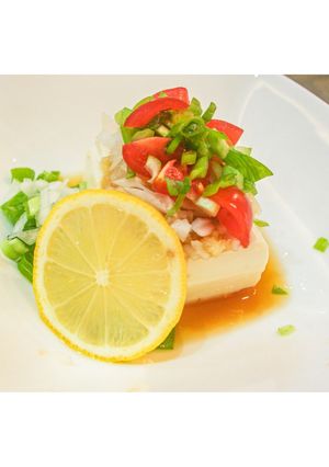 香味野菜たっぷり！冷奴の生にんにく乗せ-レシピのメイン写真