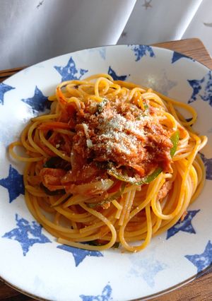 ツナで作る♪昔懐かし☆ツナナポリタン♪-レシピのメイン写真