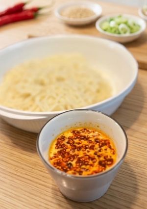 簡単旨すぎ！材料3つで豆乳担々つけ汁-レシピのメイン写真