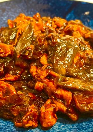 家庭で作る~茄子の味噌炒め~醤焼茄子-レシピのメイン写真